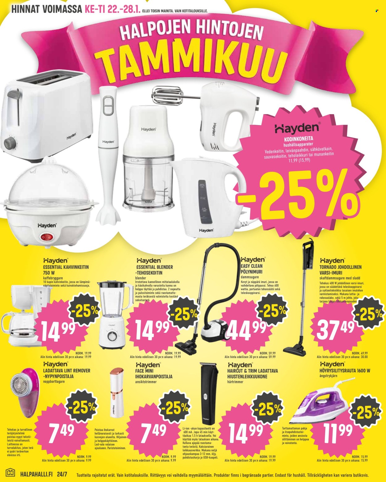 HalpaHalli tarjoukset - 22.01.2025 - 28.01.2025. Sivu 10
