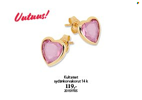 Kultajousi tarjoukset. Sivu 1