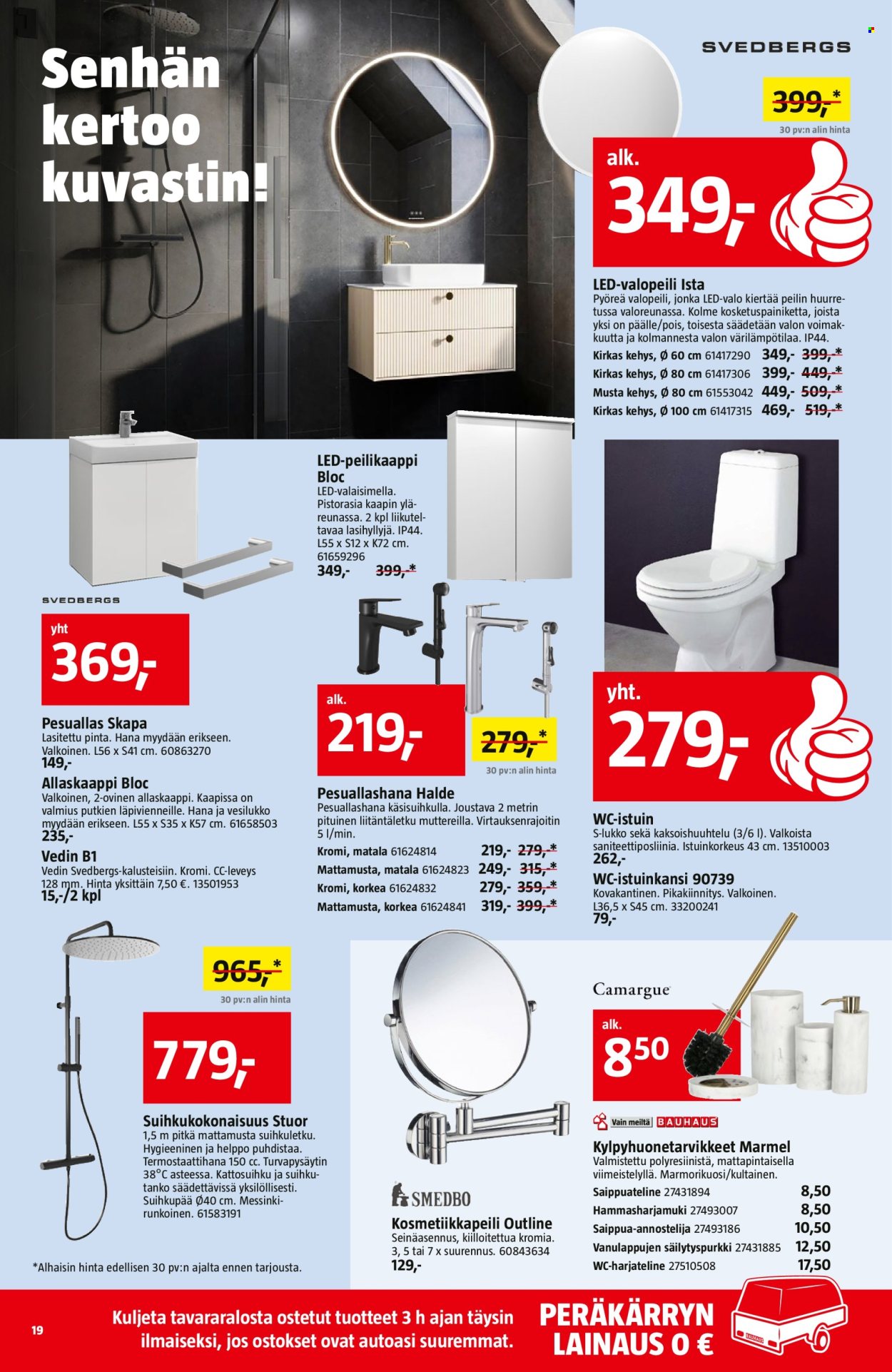 Bauhaus tarjoukset - 22.01.2025 - 11.02.2025. Sivu 19