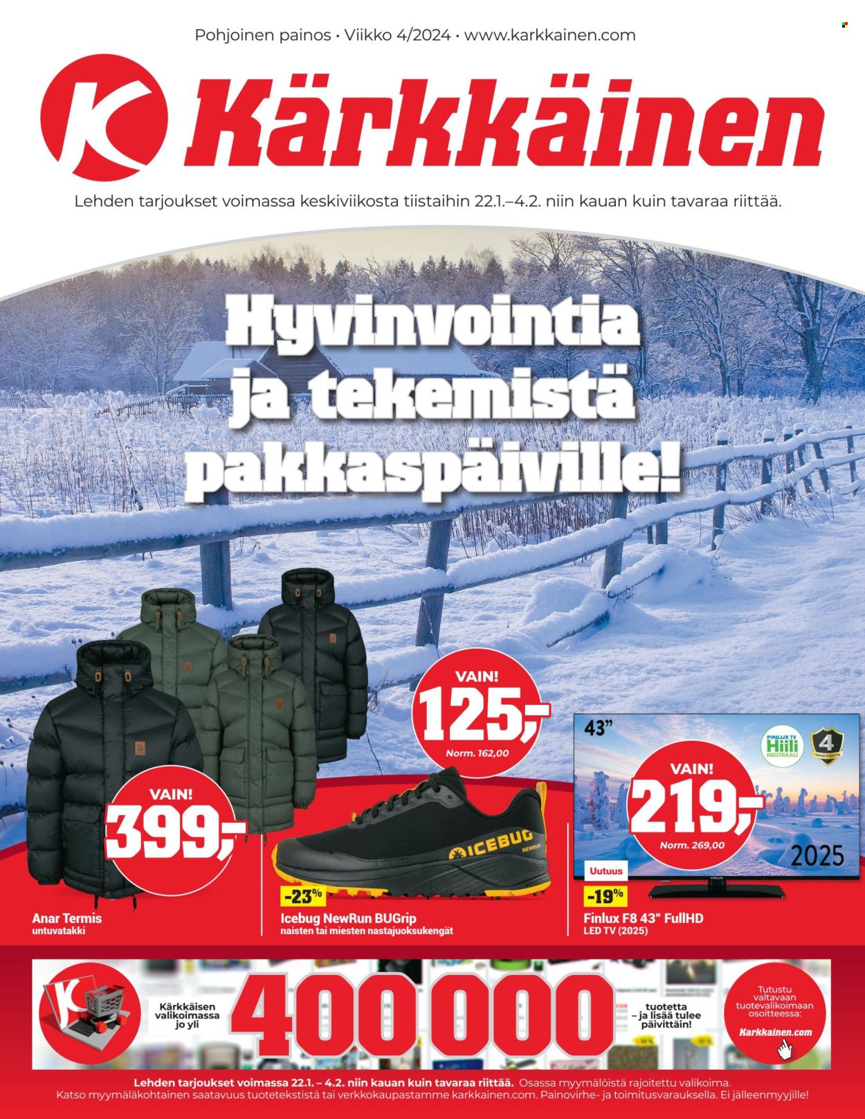 Kärkkäinen tarjoukset - 22.01.2025 - 04.02.2025. Sivu 1