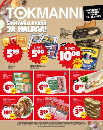 Tokmanni tarjoukset  - 23.01.2025 - 26.01.2025.