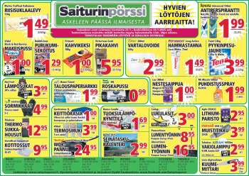 Saiturinpörssi tarjoukset  - 23.01.2025 - 29.01.2025.
