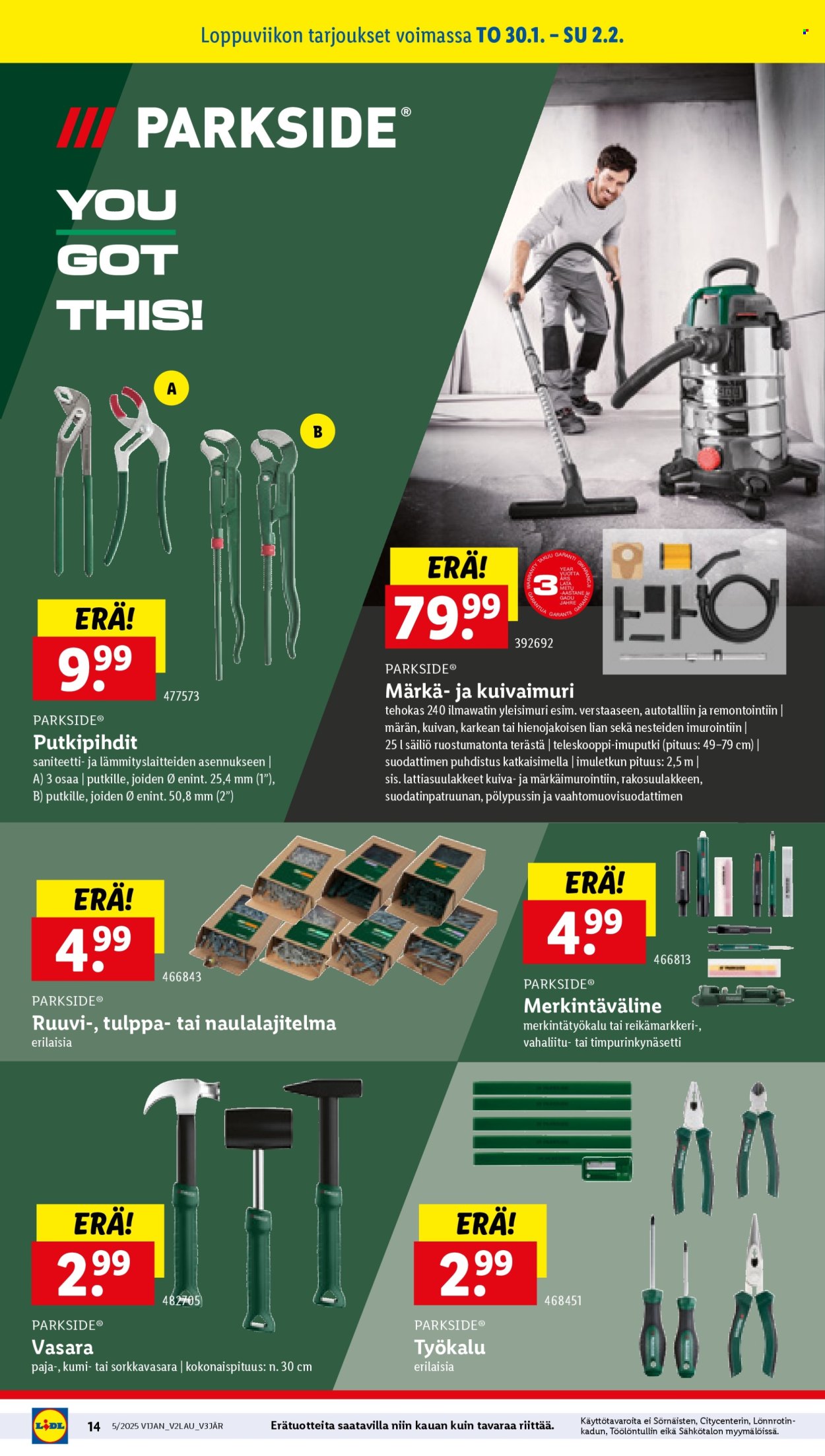 Lidl tarjoukset - 30.01.2025 - 05.02.2025. Sivu 14
