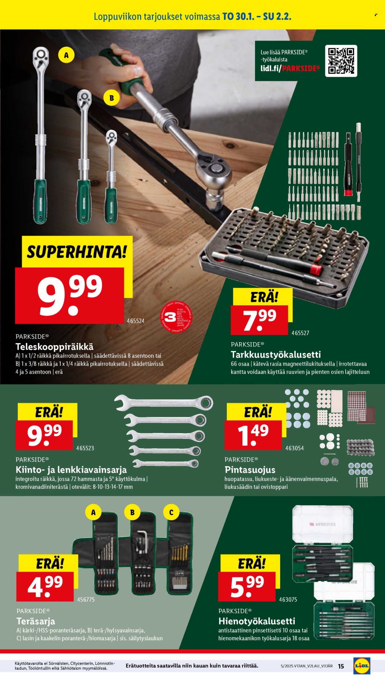 Lidl tarjoukset - 30.01.2025 - 05.02.2025. Sivu 15