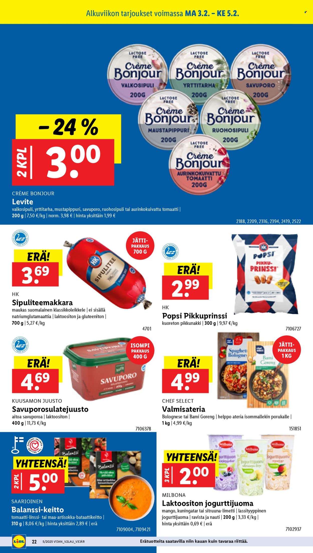 Lidl tarjoukset - 30.01.2025 - 05.02.2025. Sivu 24