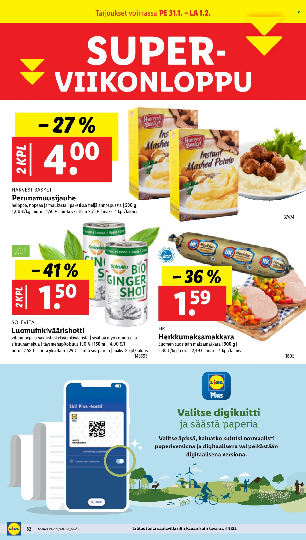 Lidl tarjoukset - 30.01.2025 - 05.02.2025. Sivu 36