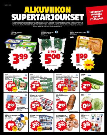Tokmanni tarjoukset  - 27.01.2025 - 29.01.2025.