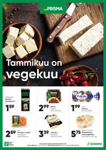 Prisma tarjoukset  - 27.01.2025 - 27.01.2025.