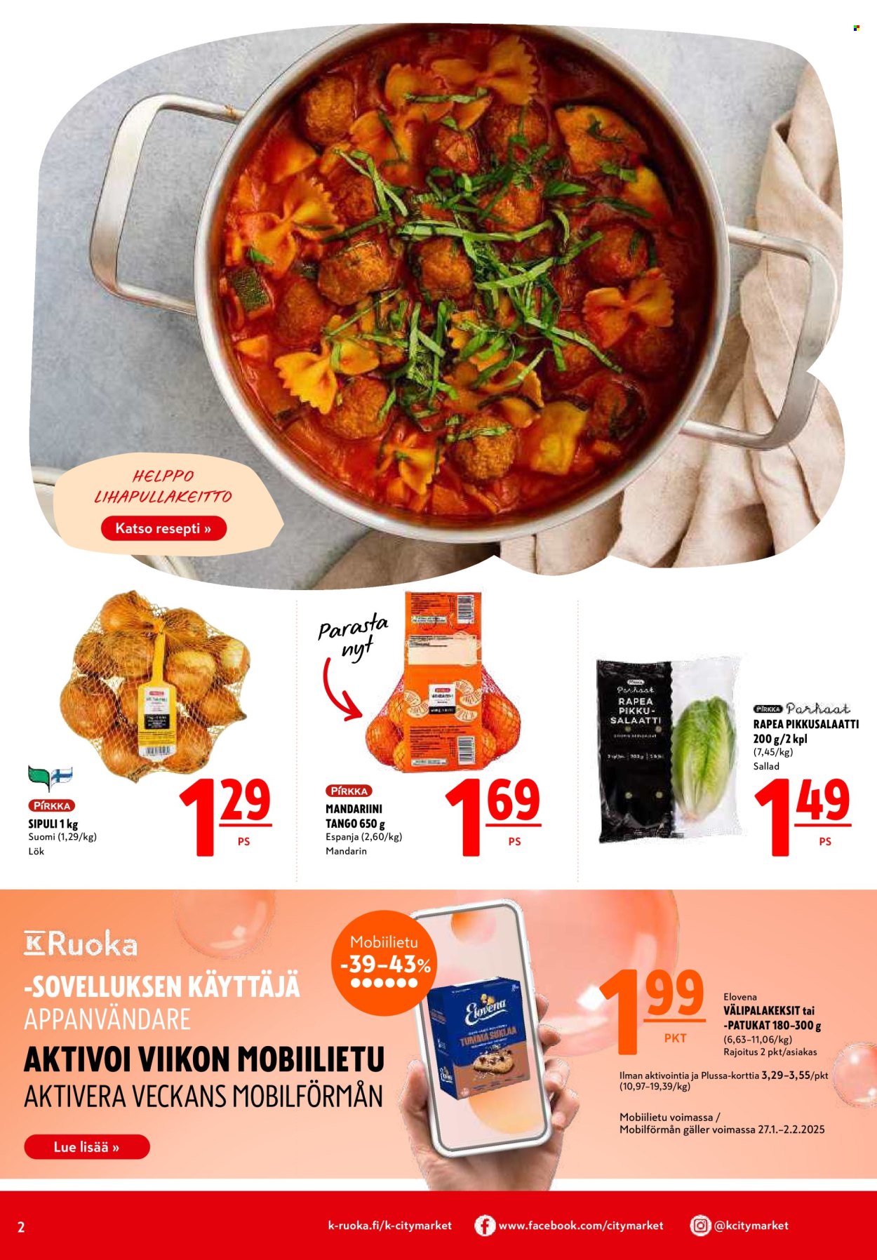 K-citymarket tarjoukset - 27.01.2025 - 02.02.2025. Sivu 2
