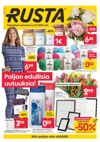 Rusta tarjoukset  - 27.01.2025 - 02.02.2025.