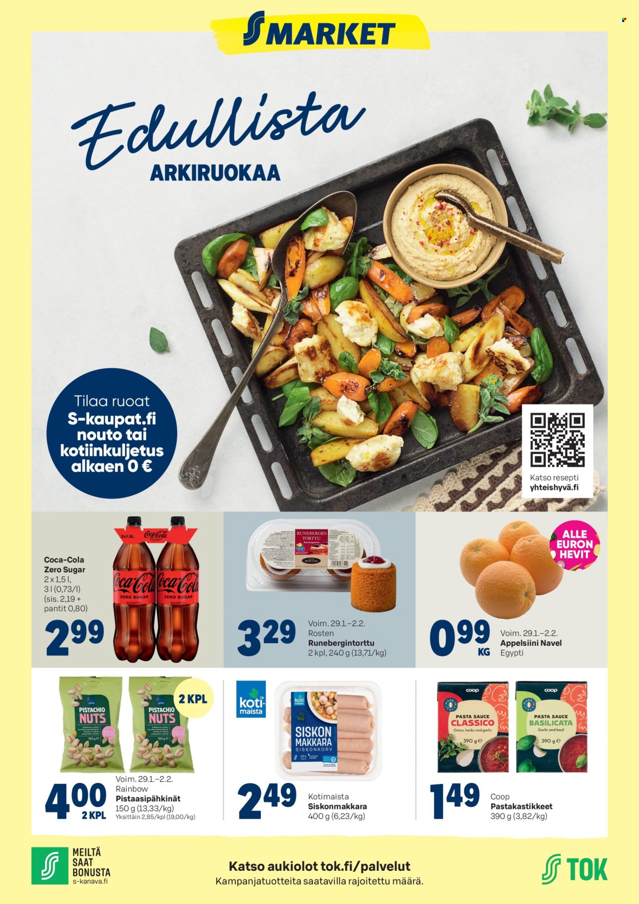 S-market tarjoukset - 29.01.2025 - 02.02.2025. Sivu 1