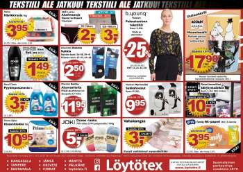 Löytötex tarjoukset  - 29.01.2025 - 04.02.2025.