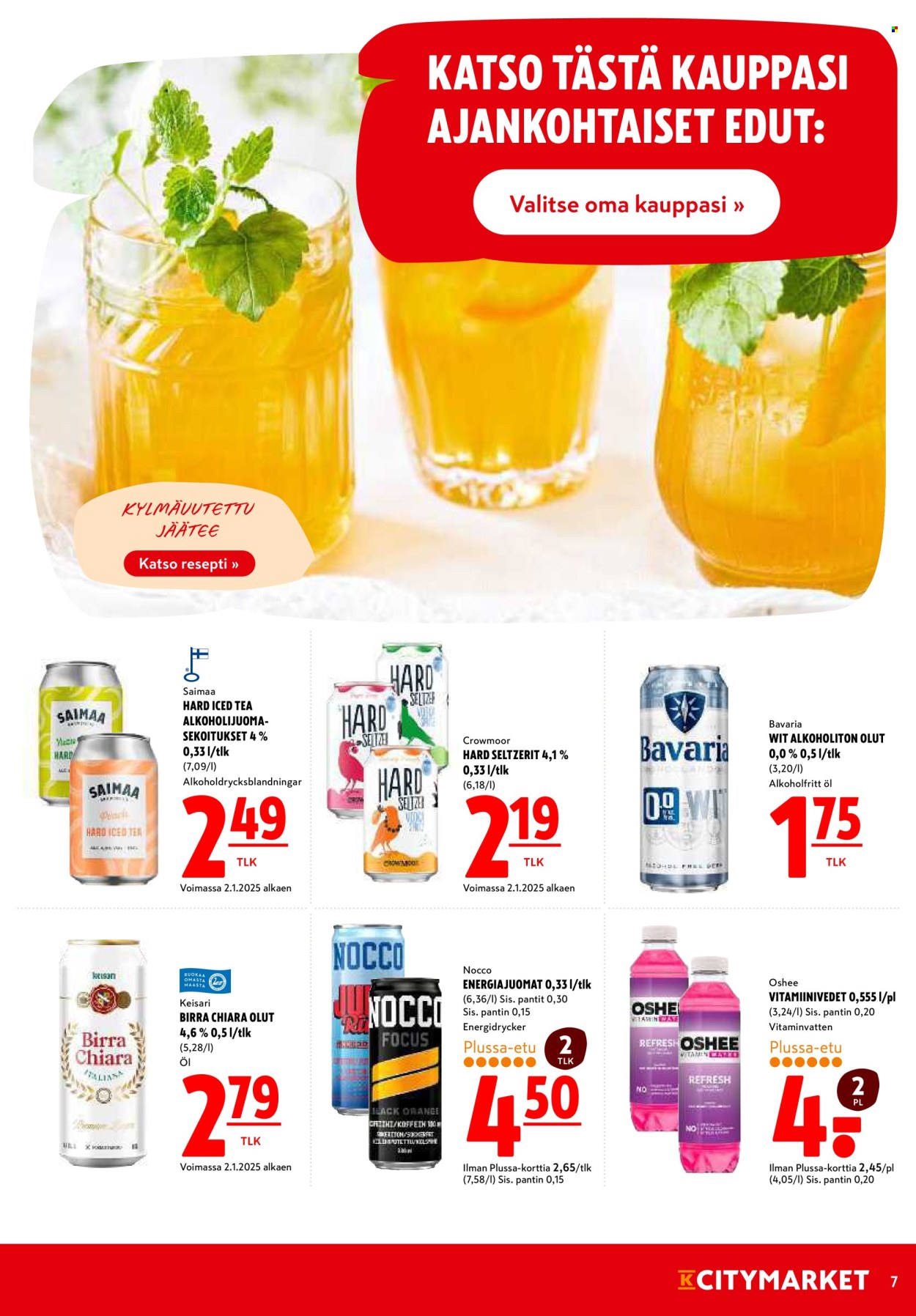 K-citymarket tarjoukset - 30.01.2025 - 12.02.2025. Sivu 7