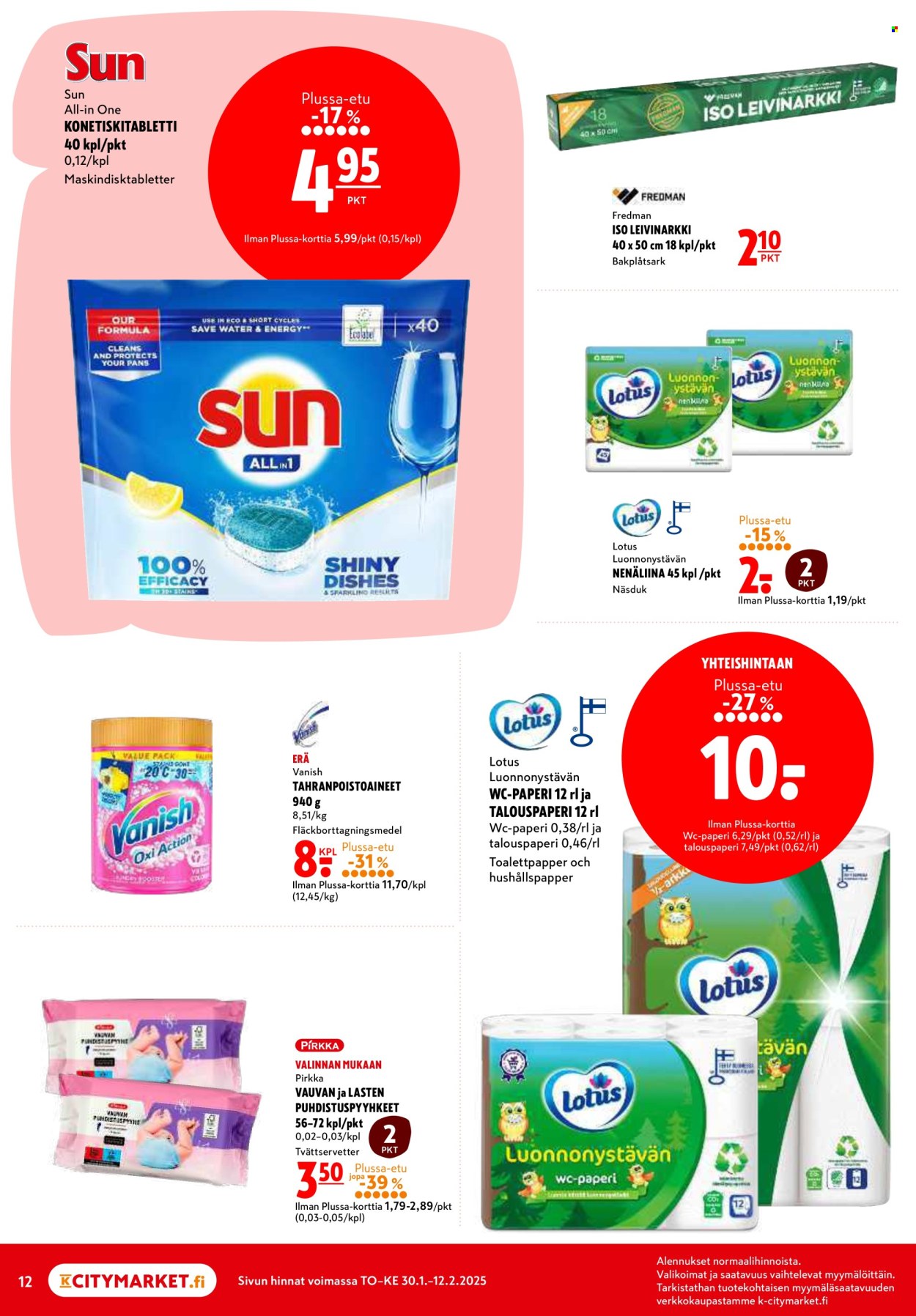 K-citymarket tarjoukset - 30.01.2025 - 12.02.2025. Sivu 12