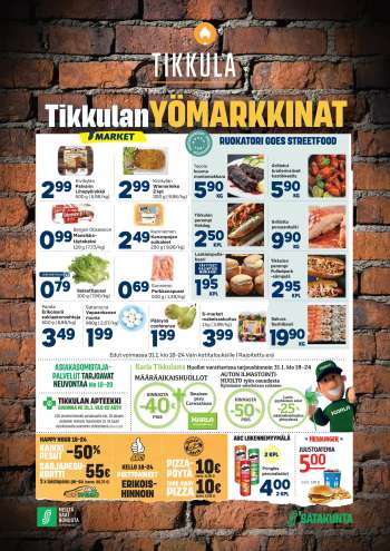 S-market tarjoukset  - 30.01.2025 - 31.01.2025.