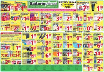 Saiturinpörssi tarjoukset  - 30.01.2025 - 05.02.2025.