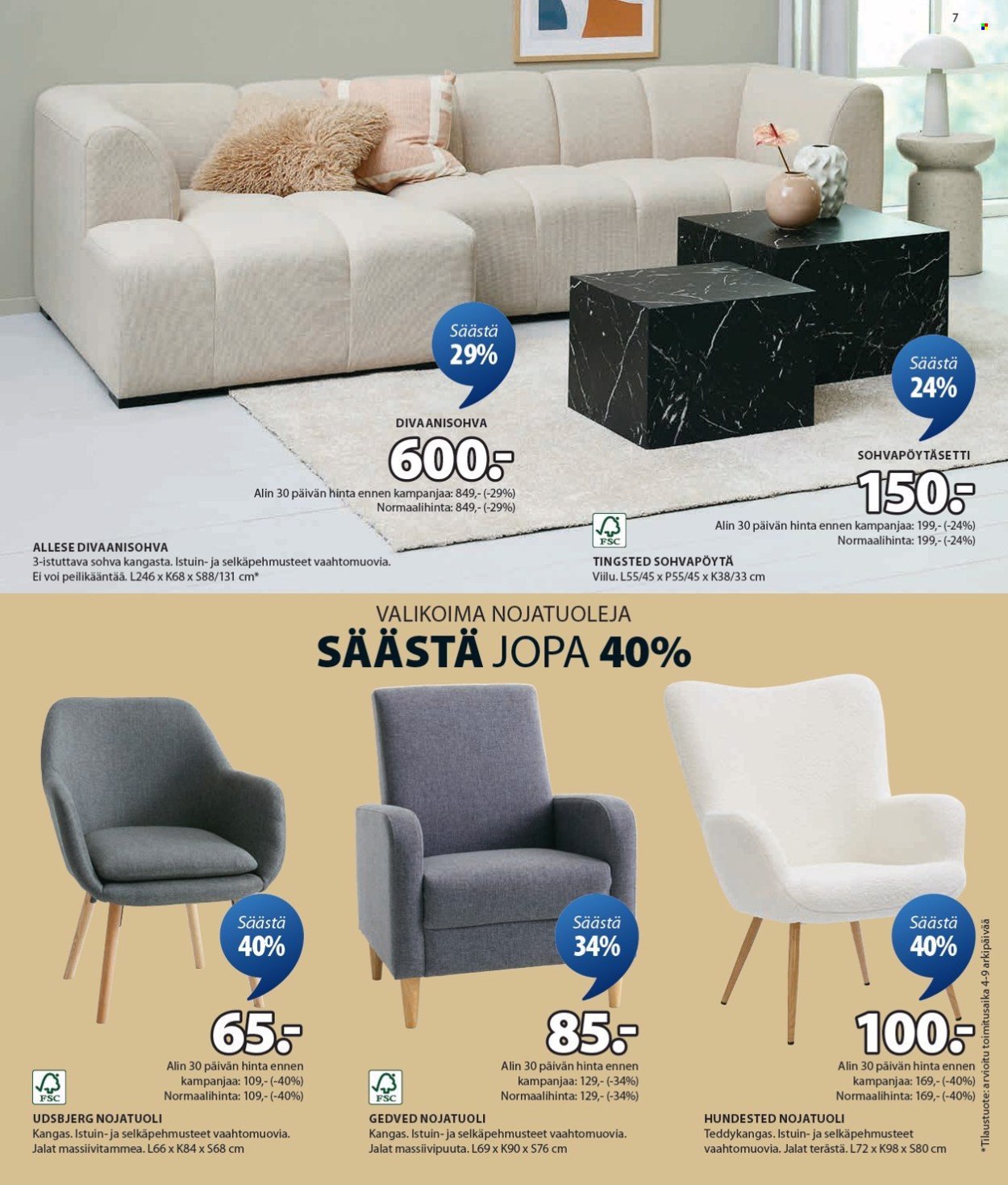 JYSK tarjoukset - 30.01.2025 - 12.02.2025. Sivu 8