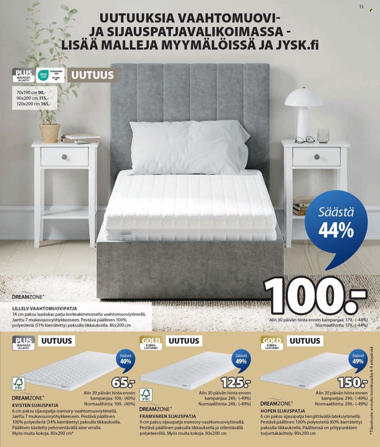JYSK tarjoukset - 30.01.2025 - 12.02.2025. Sivu 14