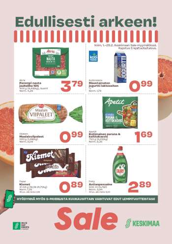 Sale tarjoukset  - 01.02.2025 - 28.02.2025.