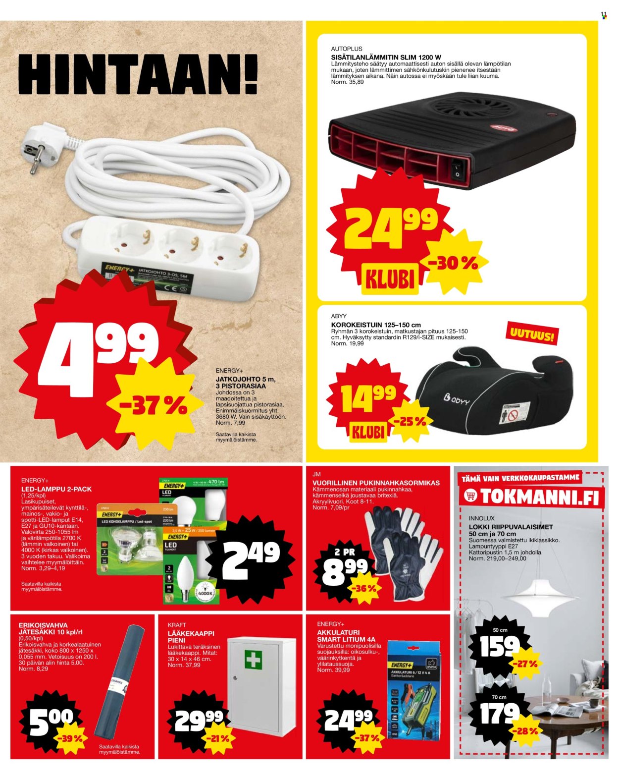 Tokmanni tarjoukset - 03.02.2025 - 09.02.2025. Sivu 11