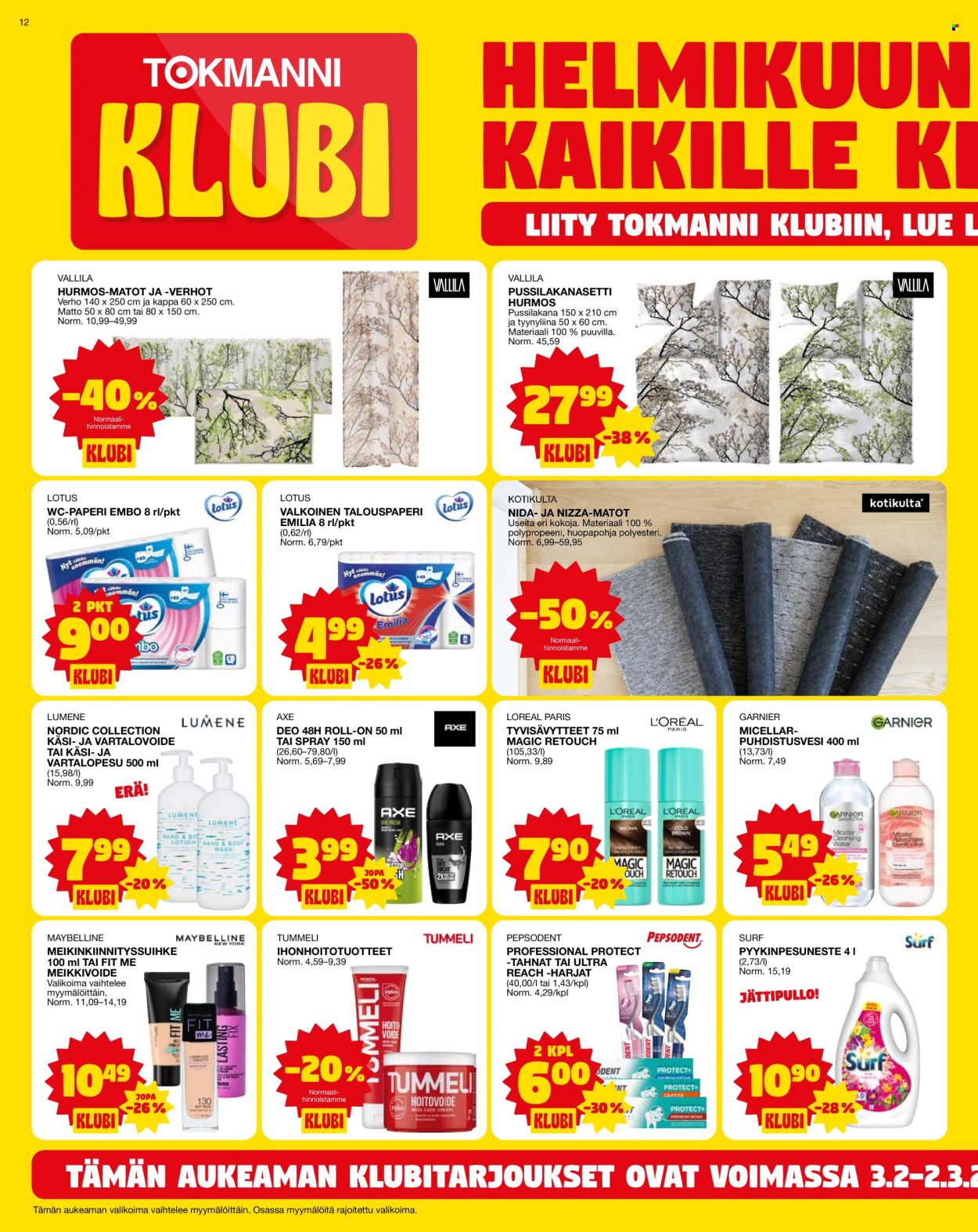Tokmanni tarjoukset - 03.02.2025 - 09.02.2025. Sivu 12