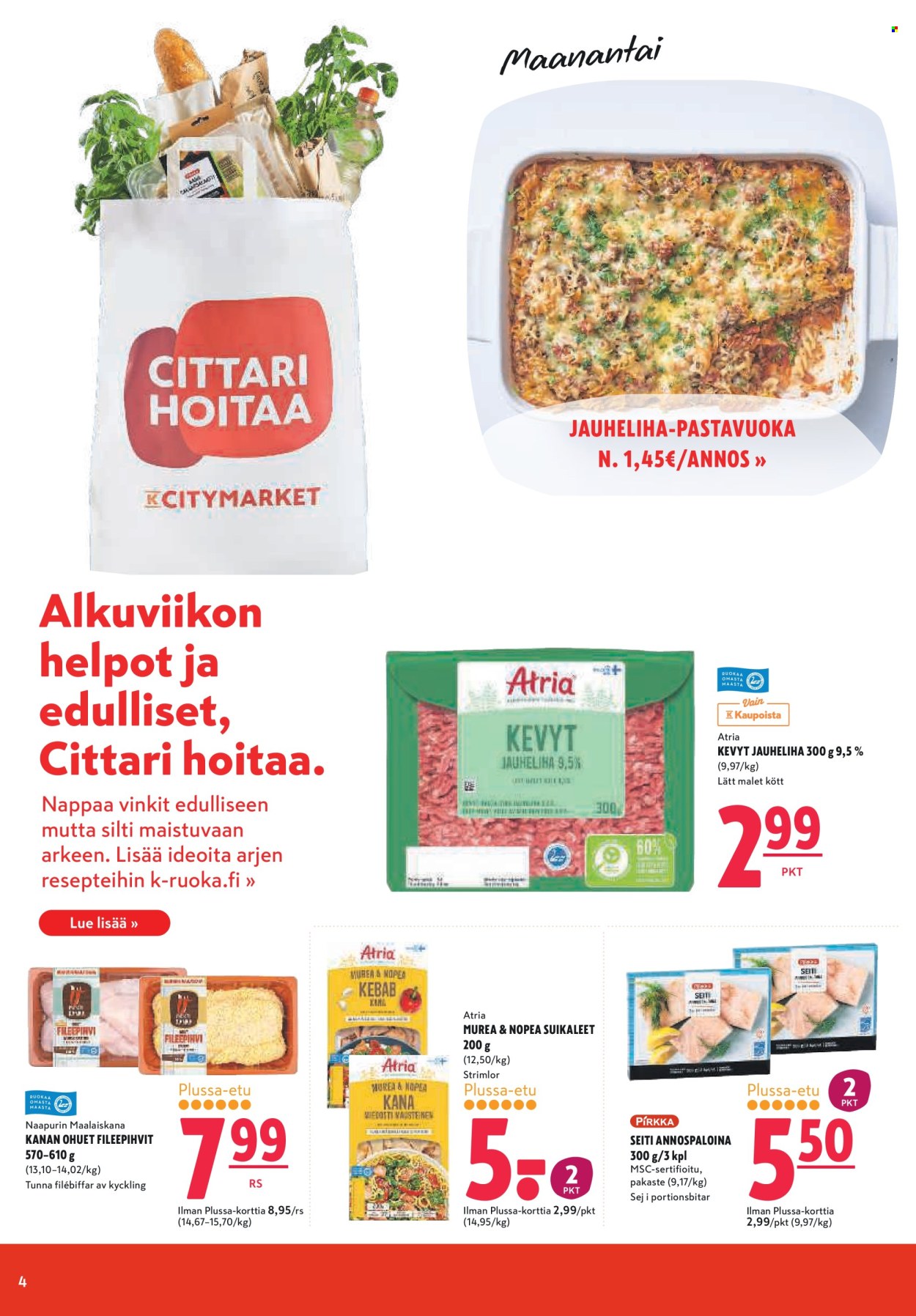 K-citymarket tarjoukset - 03.02.2025 - 09.02.2025. Sivu 4
