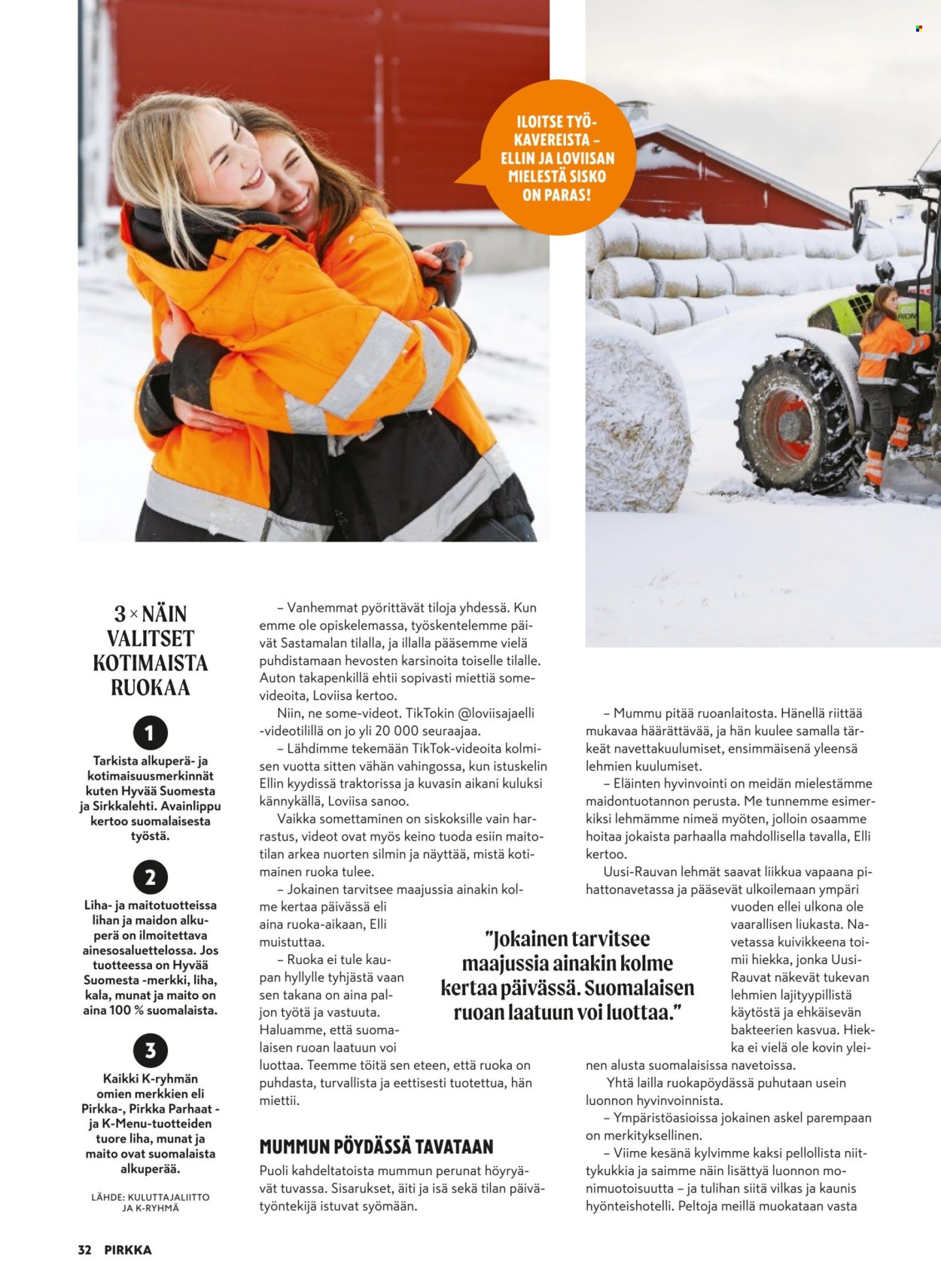 K-market tarjoukset - 05.02.2025 - 01.04.2025. Sivu 32