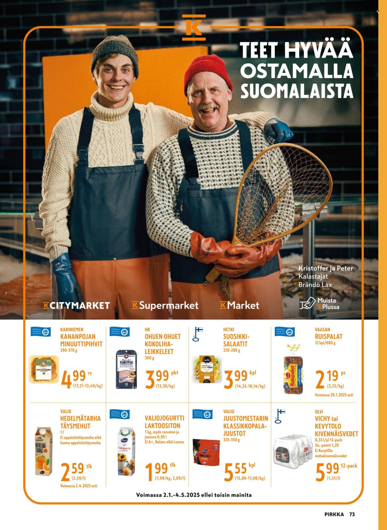K-market tarjoukset - 05.02.2025 - 01.04.2025. Sivu 73
