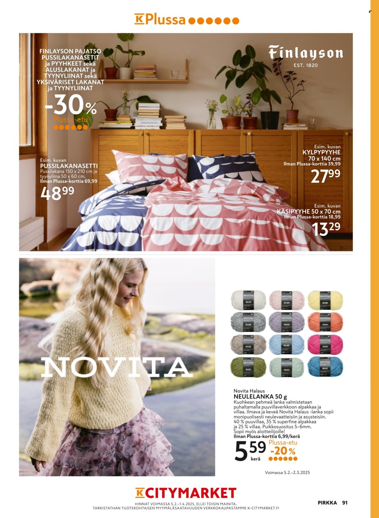 K-market tarjoukset - 05.02.2025 - 01.04.2025. Sivu 91