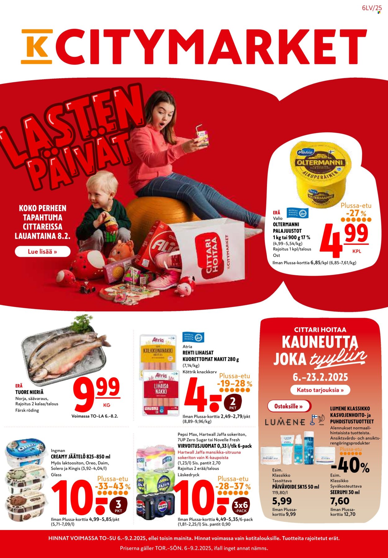 K-citymarket tarjoukset - 06.02.2025 - 23.02.2025. Sivu 1