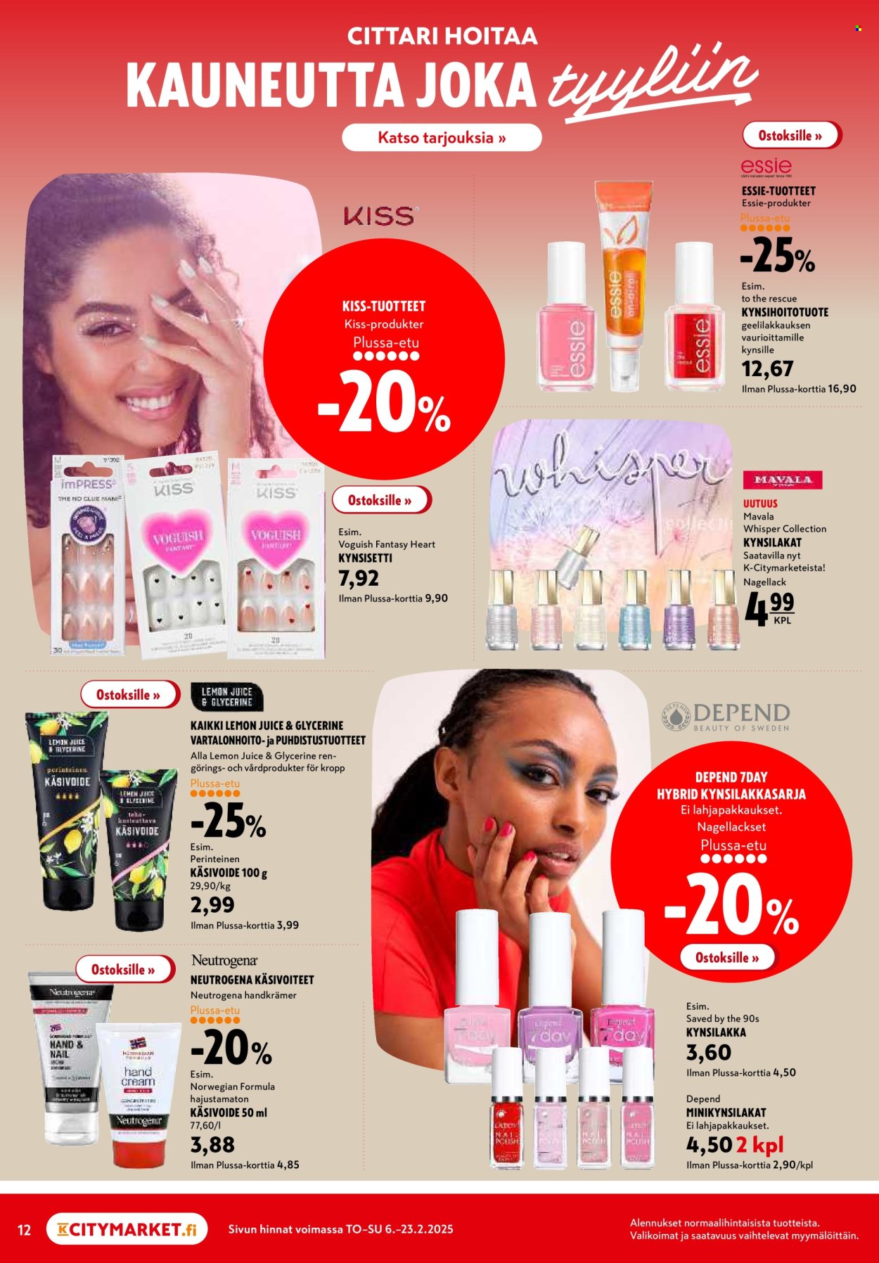 K-citymarket tarjoukset - 06.02.2025 - 23.02.2025. Sivu 12