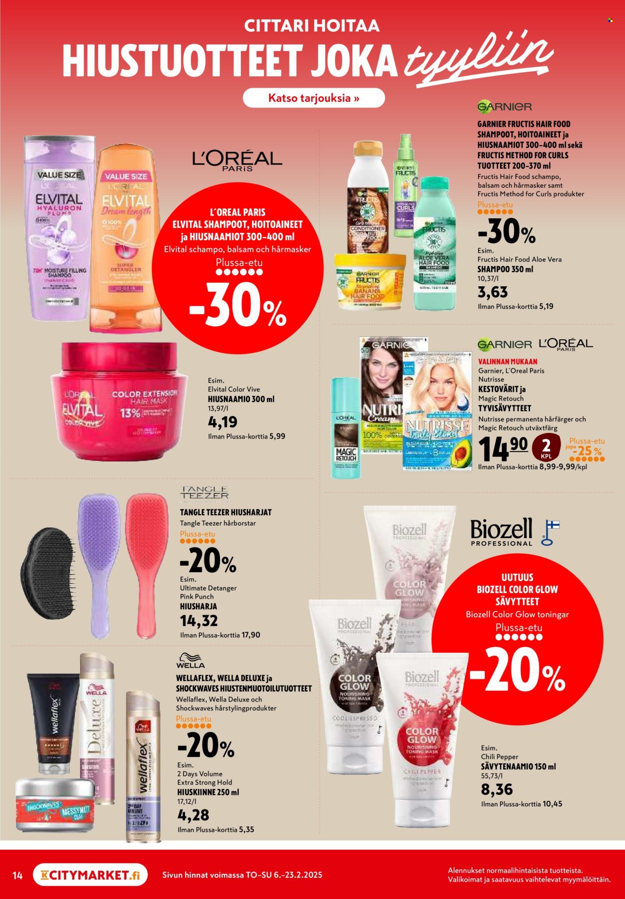 K-citymarket tarjoukset - 06.02.2025 - 23.02.2025. Sivu 14