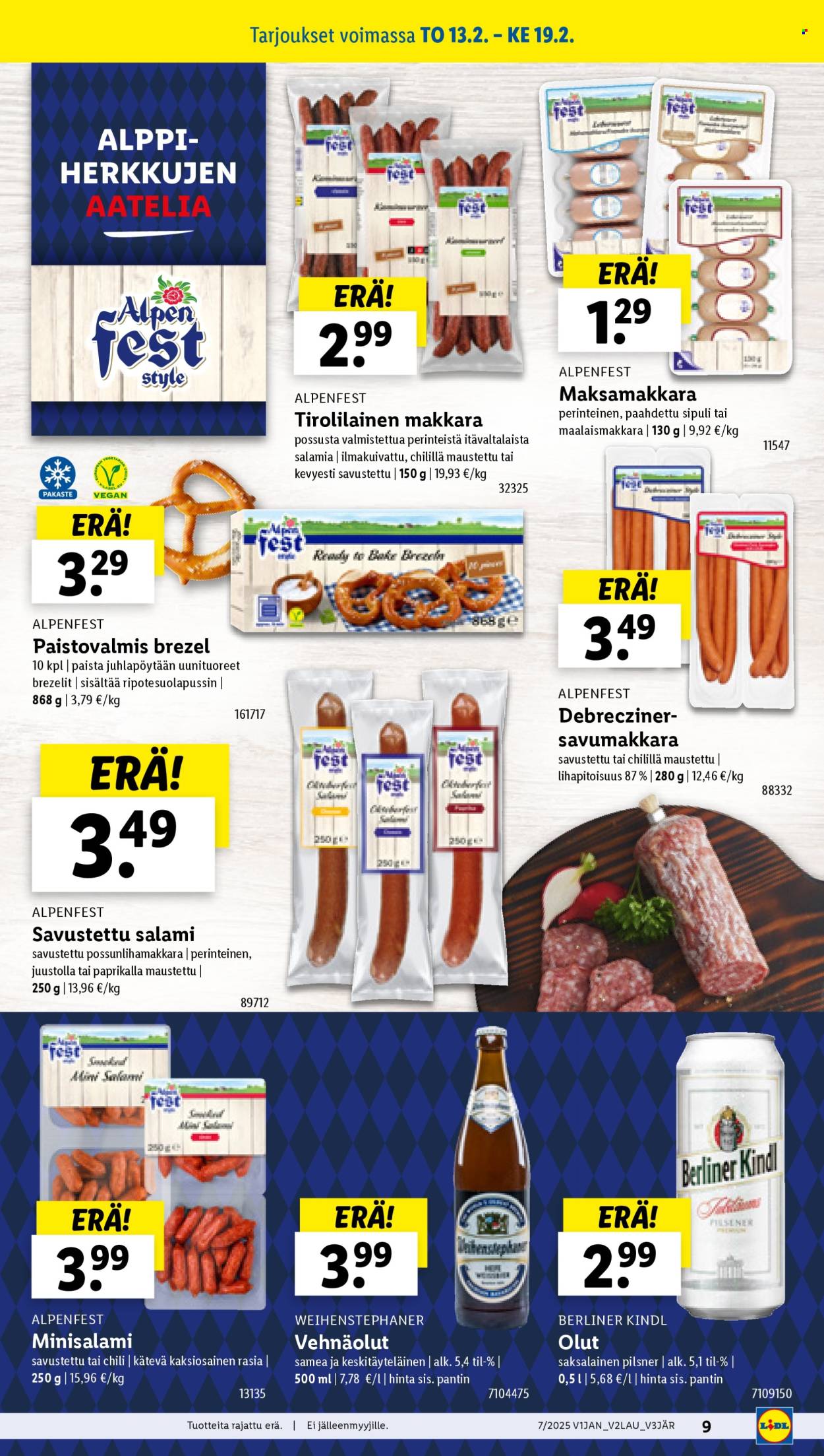 Lidl tarjoukset - 13.02.2025 - 19.02.2025. Sivu 9