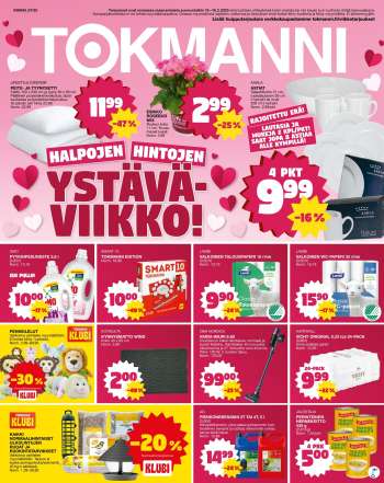 Tokmanni tarjoukset  - 10.02.2025 - 16.02.2025.