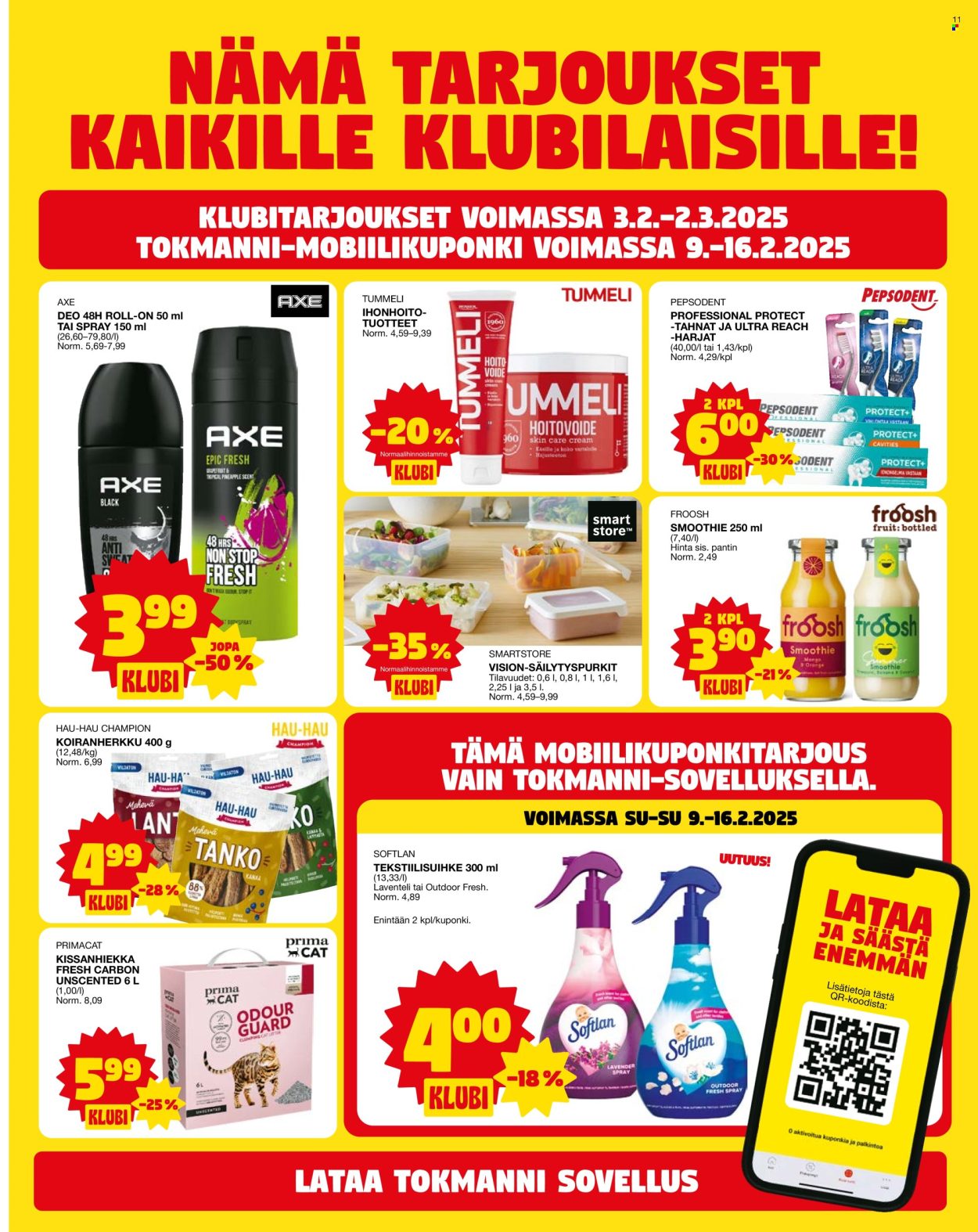Tokmanni tarjoukset - 10.02.2025 - 16.02.2025. Sivu 11