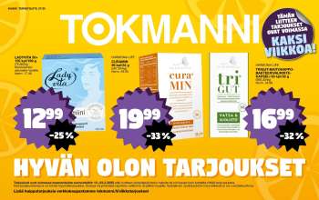 Tokmanni tarjoukset  - 10.02.2025 - 23.02.2025.