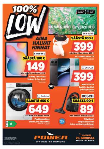 Power tarjoukset  - 10.02.2025 - 16.02.2025.