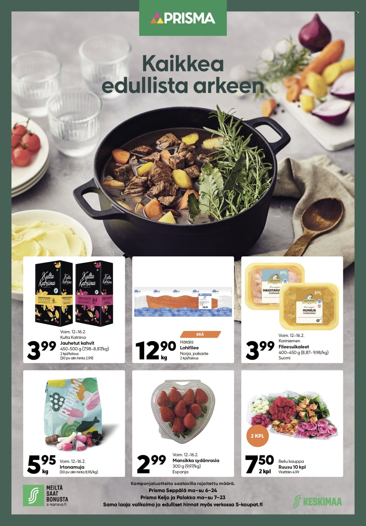 Prisma tarjoukset - 12.02.2025 - 16.02.2025. Sivu 1