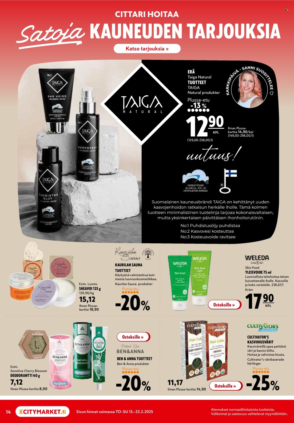 K-citymarket tarjoukset - 13.02.2025 - 23.02.2025. Sivu 14