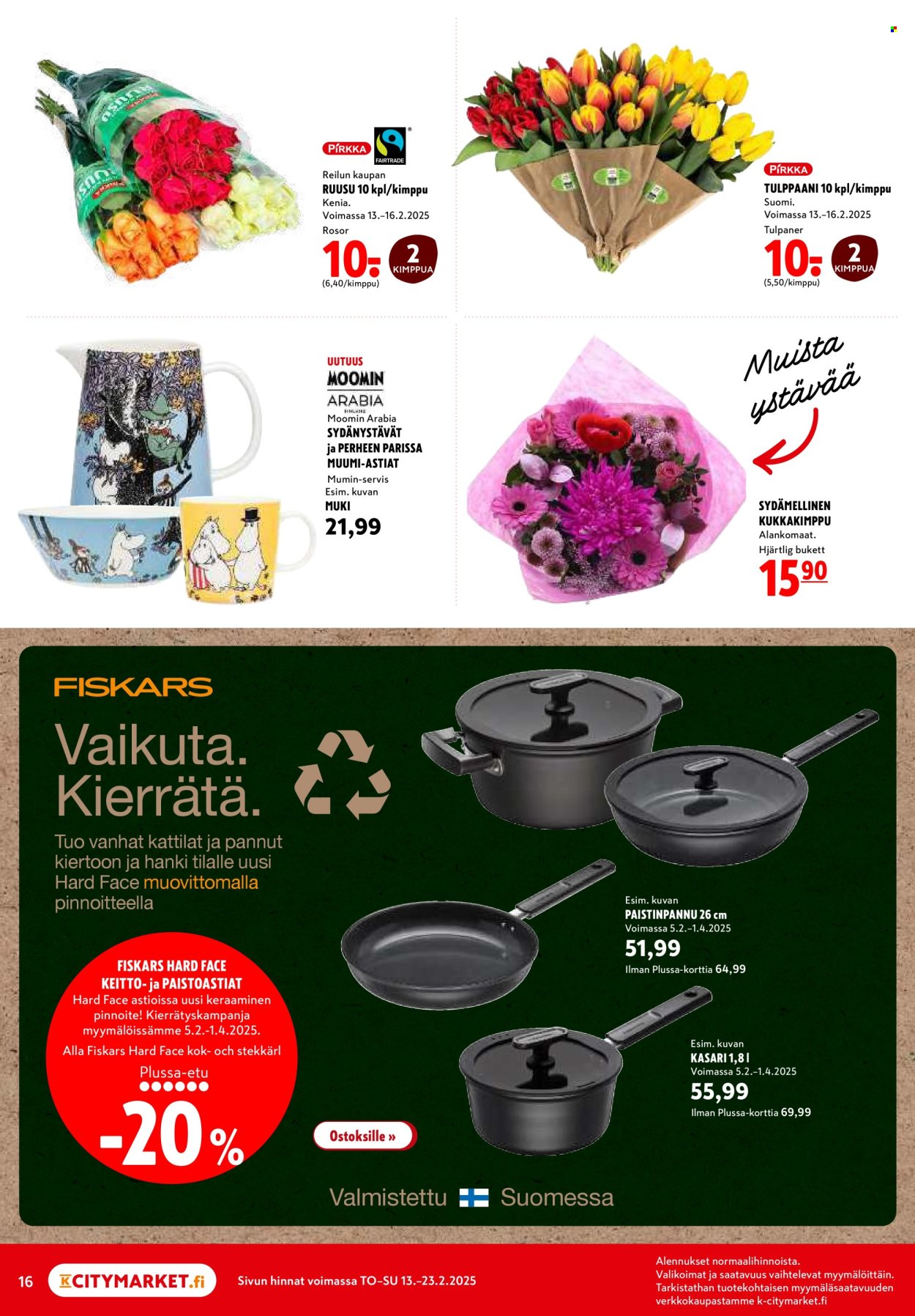 K-citymarket tarjoukset - 13.02.2025 - 23.02.2025. Sivu 16