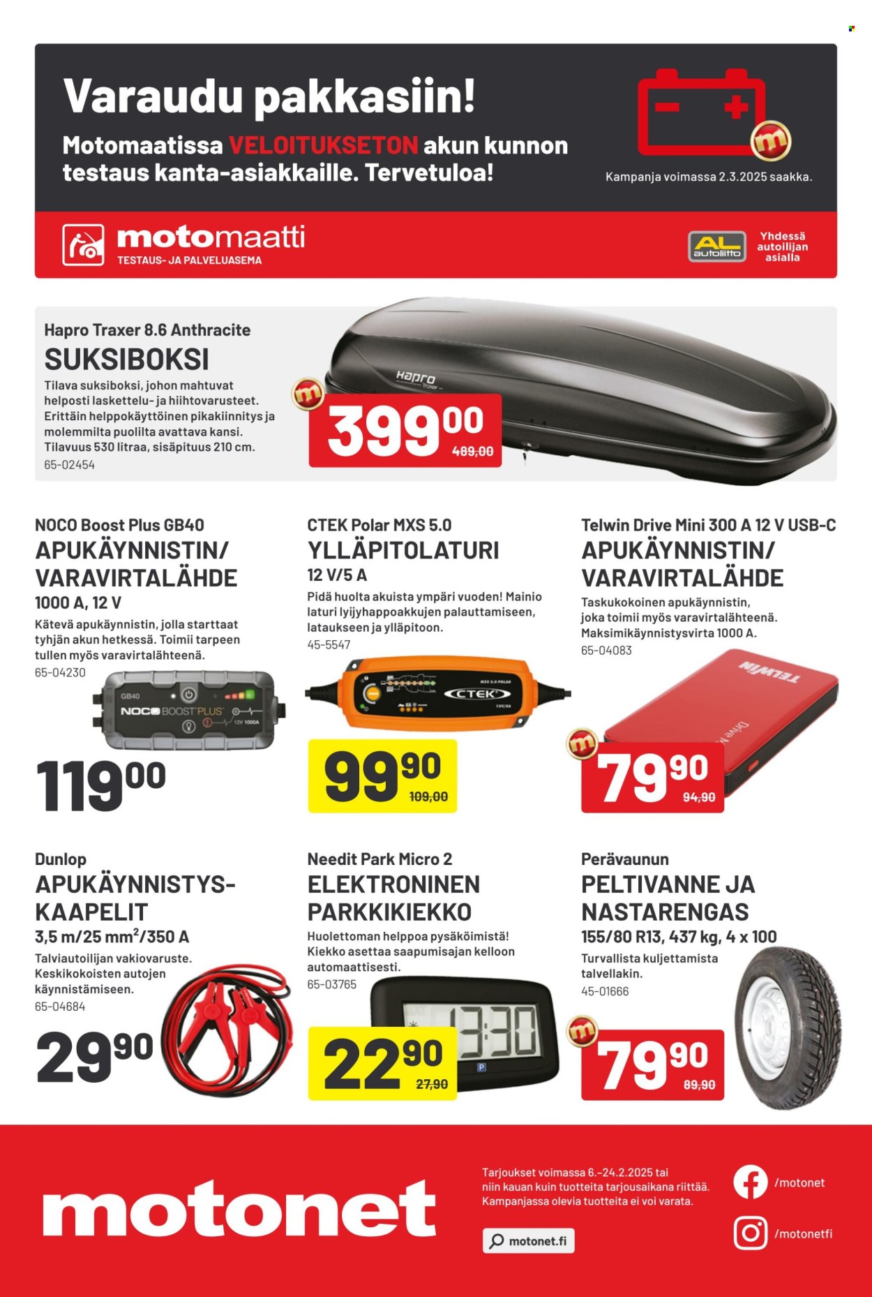 Motonet tarjoukset - 06.02.2025 - 24.02.2025. Sivu 8