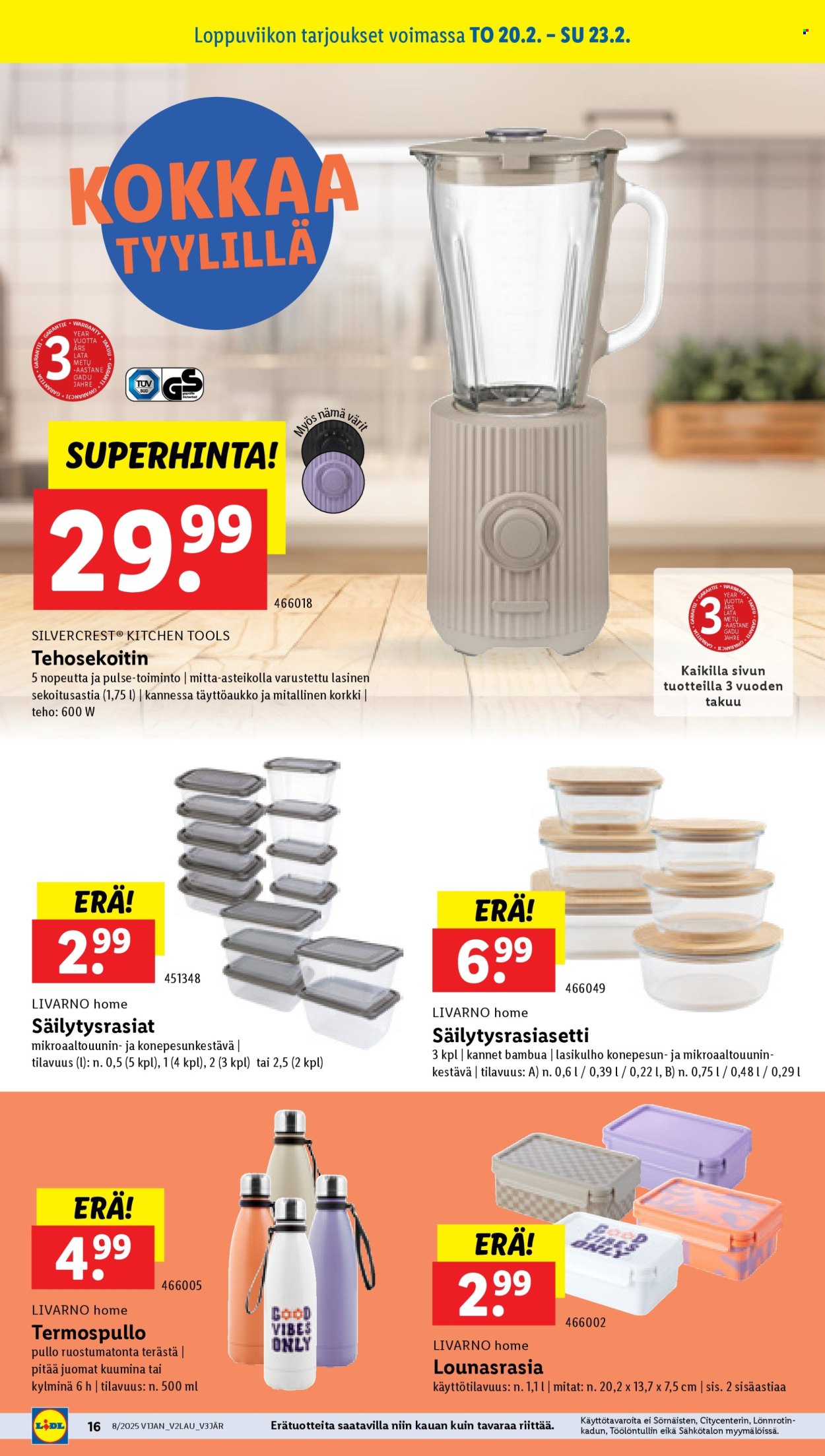 Lidl tarjoukset - 20.02.2025 - 26.02.2025. Sivu 16