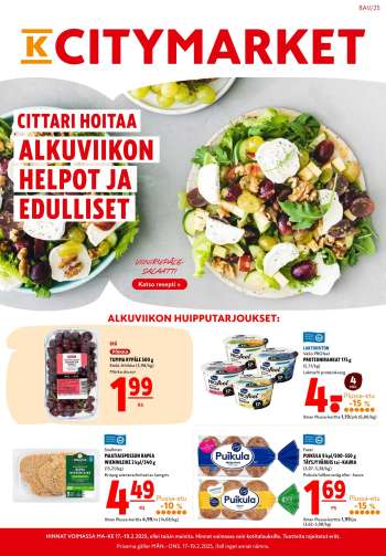 K-citymarket tarjoukset  - 17.02.2025 - 23.02.2025.