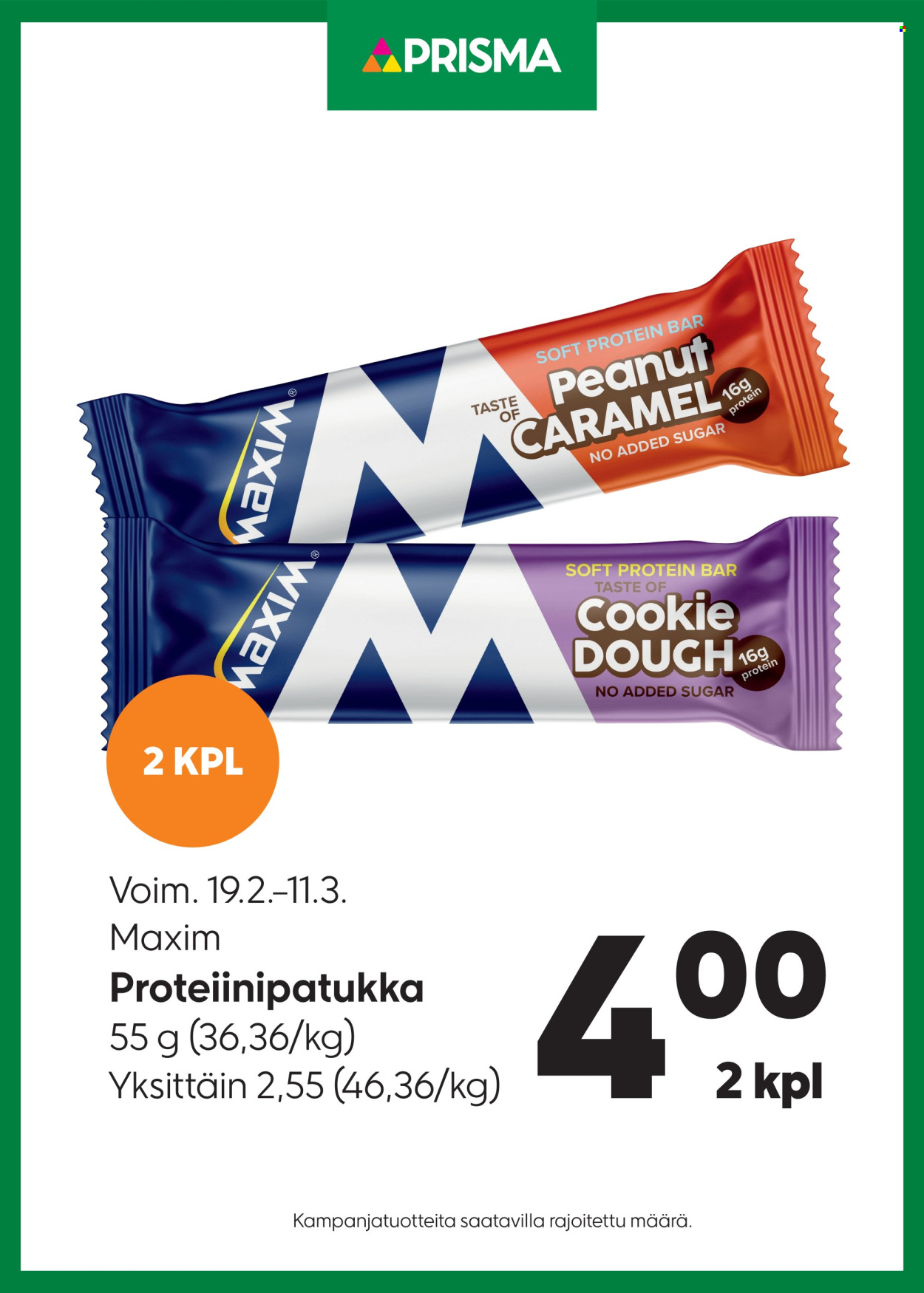 Prisma tarjoukset - 19.02.2025 - 11.03.2025. Sivu 1