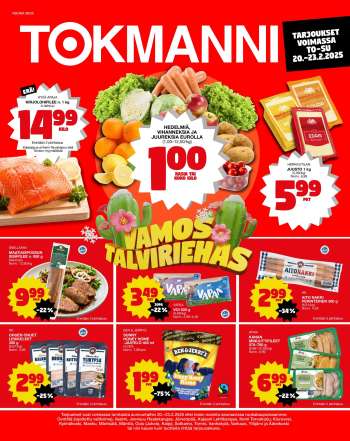 Tokmanni tarjoukset  - 20.02.2025 - 23.02.2025.