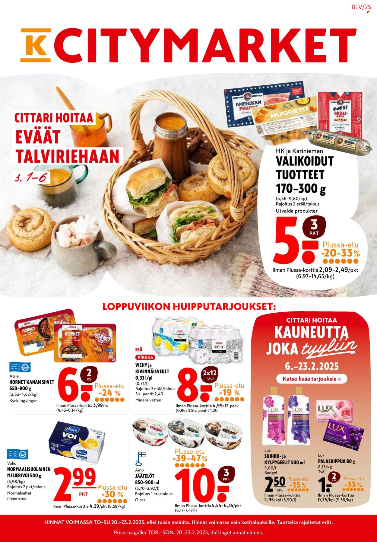 K-citymarket tarjoukset - 20.02.2025 - 26.02.2025. Sivu 1