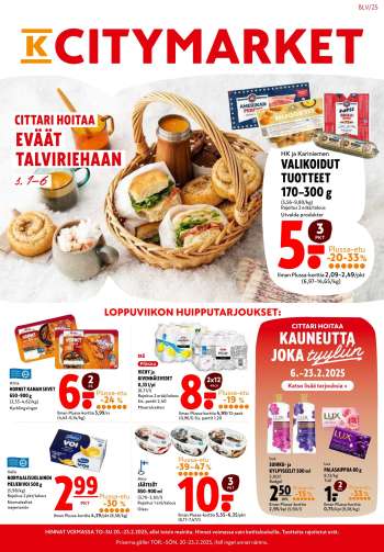 K-citymarket tarjoukset  - 20.02.2025 - 26.02.2025.