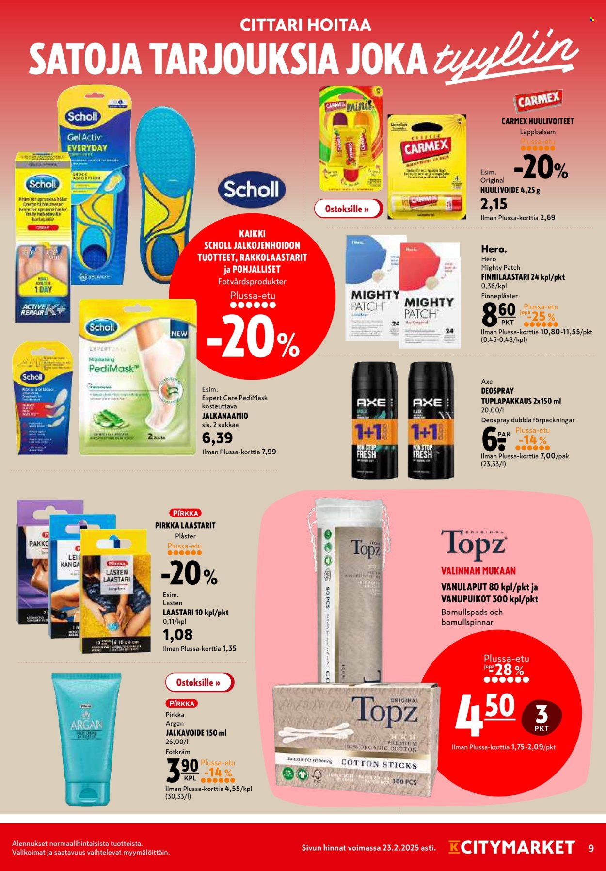 K-citymarket tarjoukset - 20.02.2025 - 26.02.2025. Sivu 9