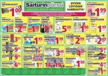 Saiturinpörssi tarjoukset  - 20.02.2025 - 26.02.2025.