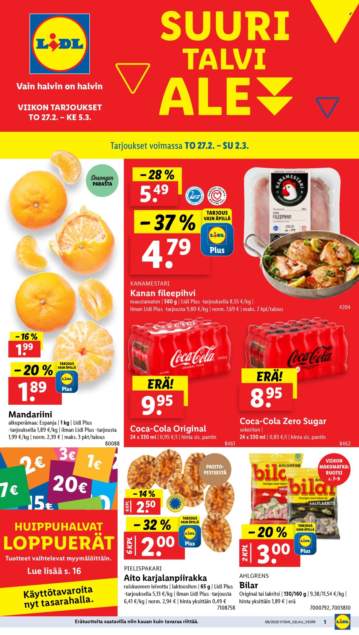 Lidl tarjoukset - 27.02.2025 - 05.03.2025. Sivu 1